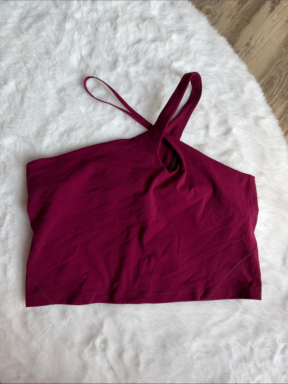 Lululemon Align Cross-Strap Tank Crop Top (Size 14, Deep Luxe)